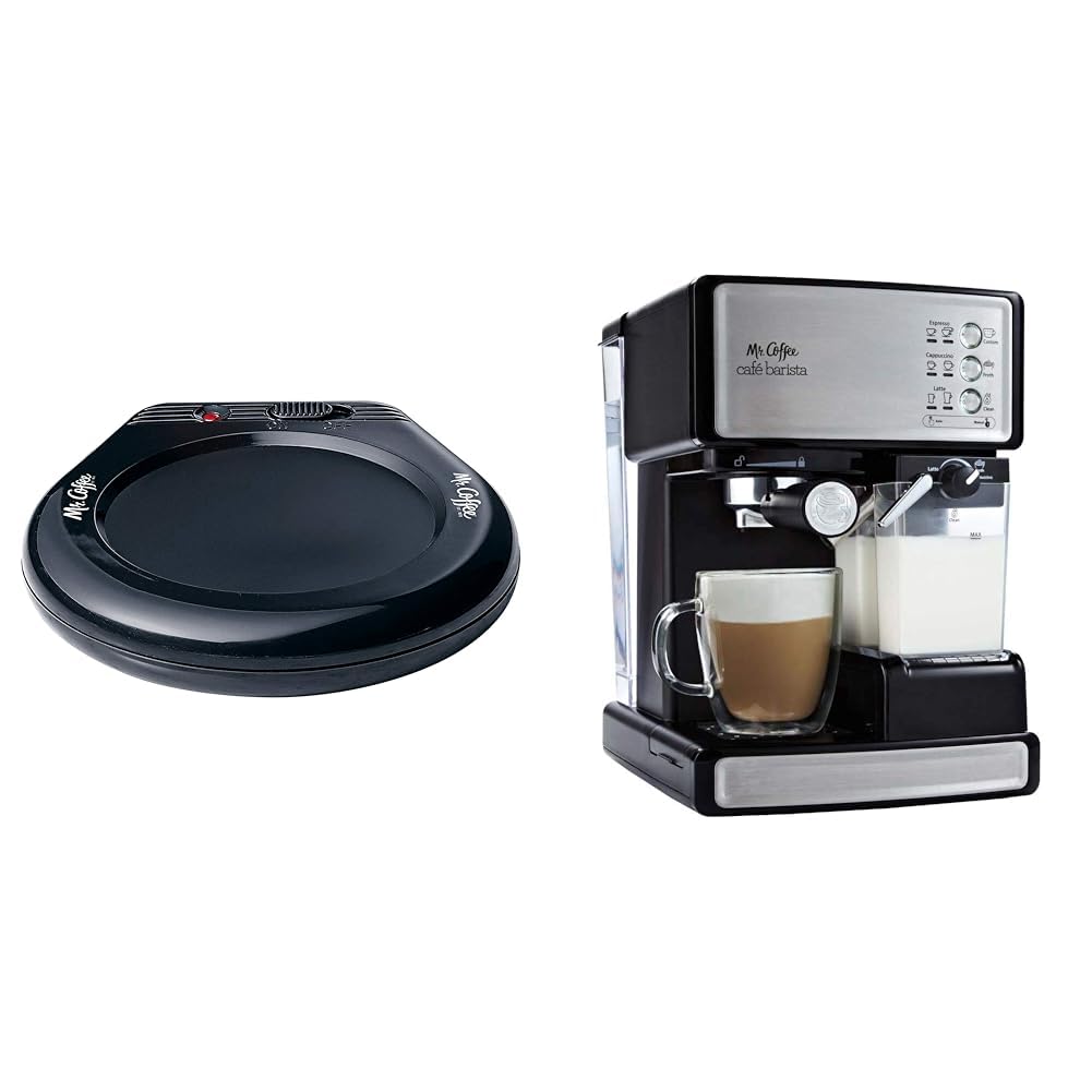 Mr. Coffee Mug Warmer for Coffee and Tea, Portable Cup Warmer for Travel & Espresso and Cappuccino Machine, Programmable Coffee Maker