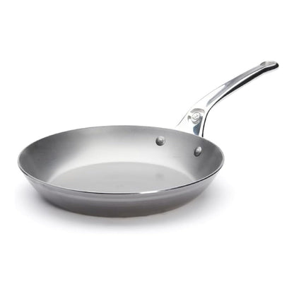de Buyer MINERAL B Pro Carbon Steel Fry Pan - 11” Diameter, 8.3” Cooking Surface - Ideal for Searing, Sauteing & Reheating - Naturally Non-Stick Finish - Made in France