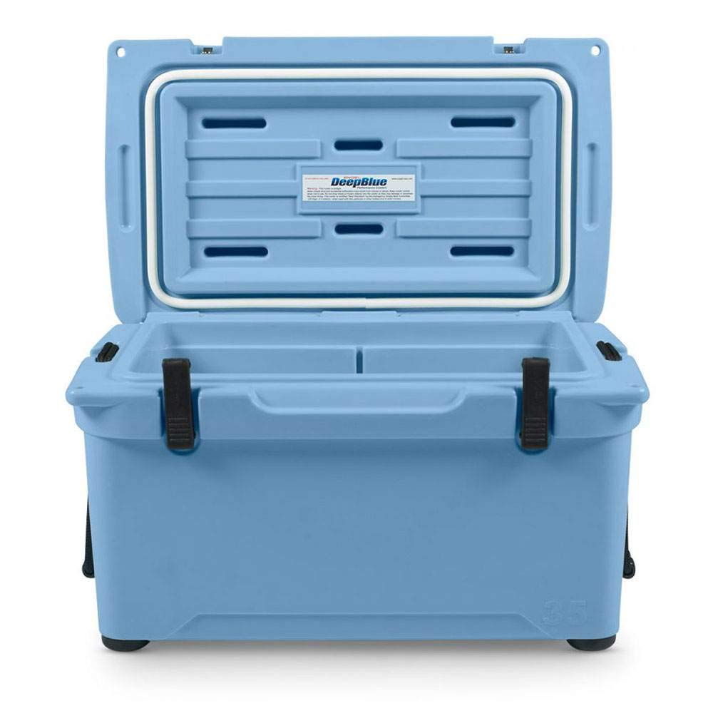 Engel Coolers ENG35 Cooler | 36 Can High Performance Durable Seamless Rotationally Molded Ice Box for Camping, Hunting, and Fishing - Blue
