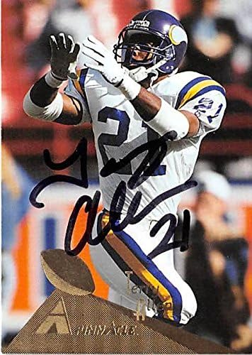 Sports Memorabilia Autograph Warehouse 301893 1994 Terry Allen Autographed No.119 Football Card - Minnesota Vikings