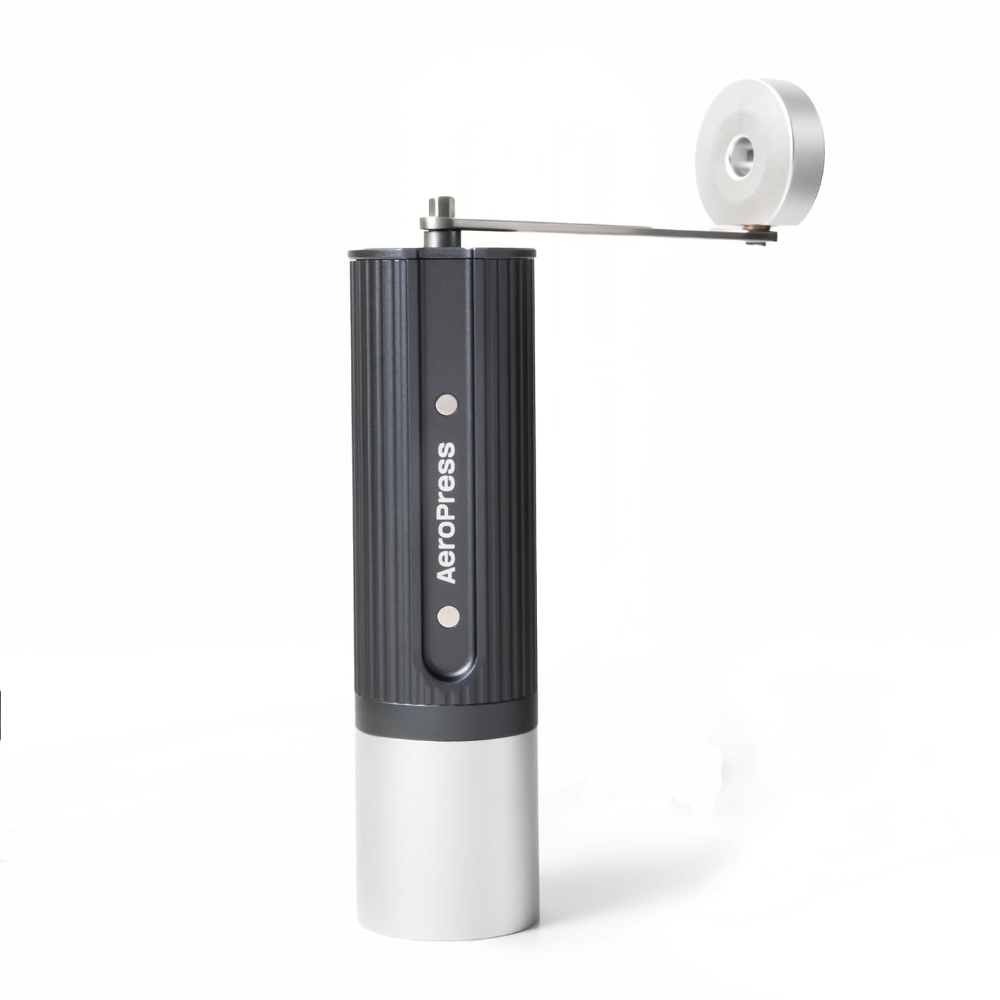 AeroPress Manual Coffee Grinder – Portable Hand Burr Grinder with Titanium-Coated Conical Burrs, 60 Grind Settings, Compact Travel Coffee Bean Grinder for AeroPress, Espresso, French Press, Moka Pot