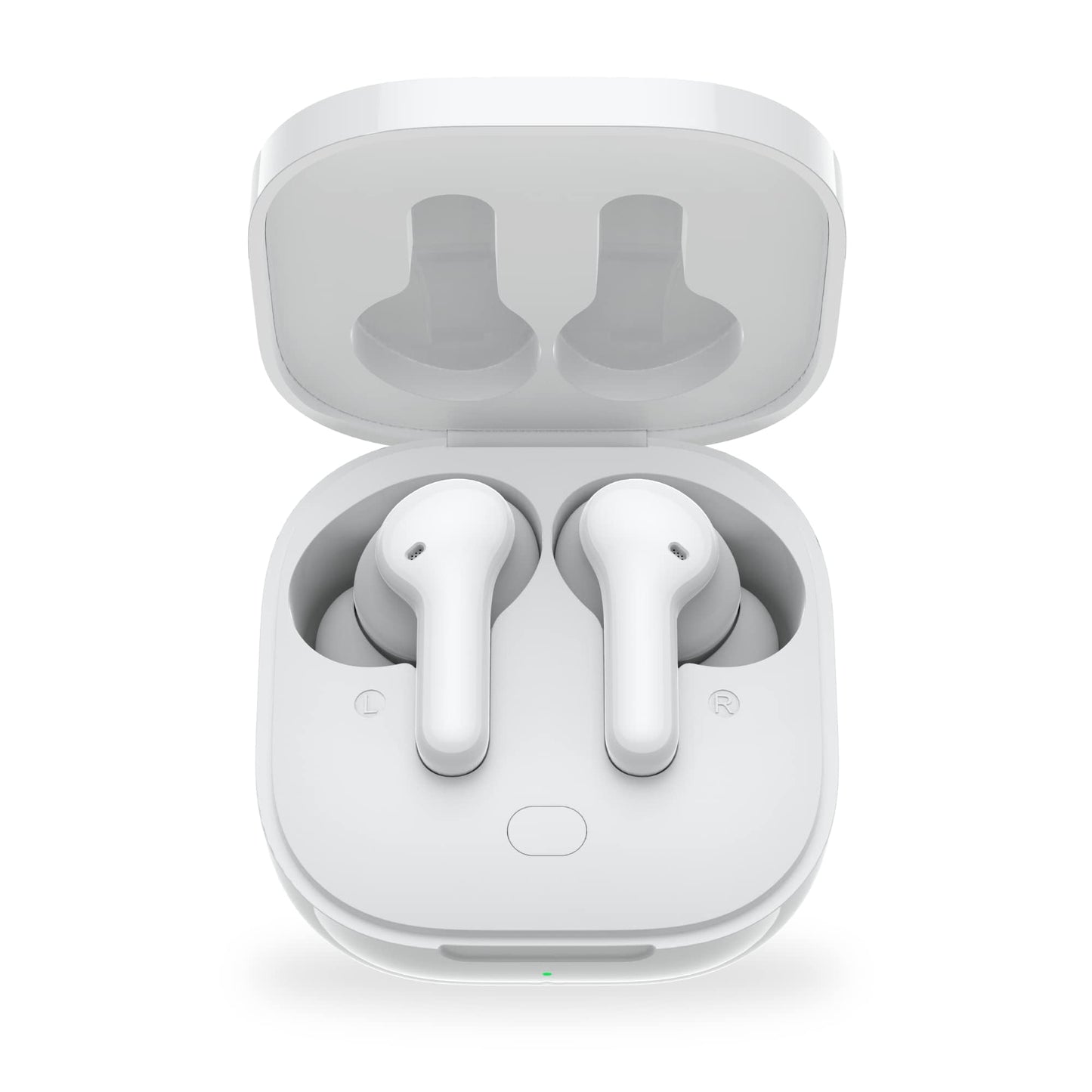 QCY T13 True Wireless Earbuds Bluetooth 5.1 Headphones Touch Control with Charging Case Waterproof Stereo Earphones in-Ear Built-in Mic Headset 40H Playtime (White)