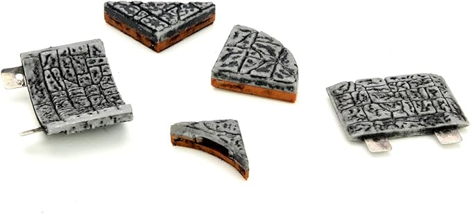WizKids Warlock Tiles: Expansion – 1 in. Dungeon Angles &amp Curves