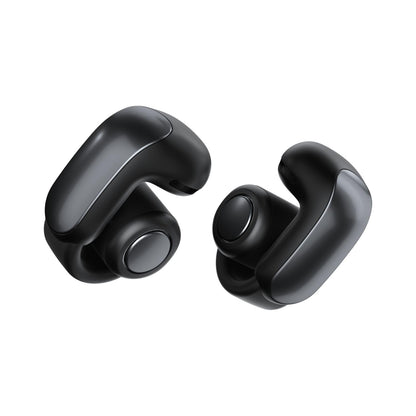 Bose Ultra Open Earbuds - Bluetooth Open Ear Earbuds with OpenAudio for Awareness, Clip-On Design for Comfort, Water Resistant, Up to 48 Hrs of Playtime, Black