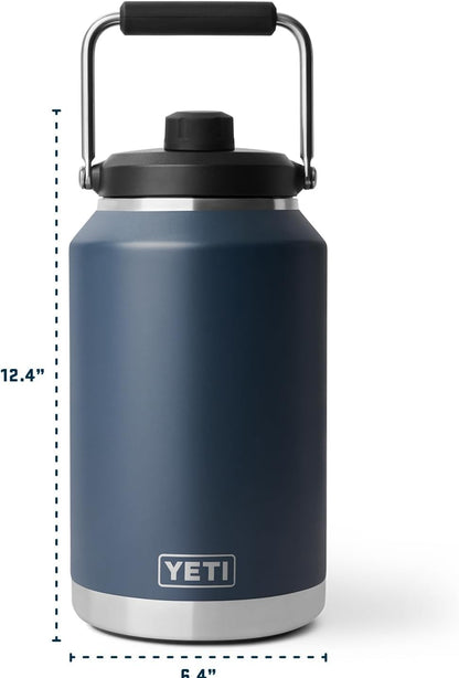 YETI Rambler Gallon Jug 2.0, Vacuum Insulated, Leakproof, Stainless Steel with MagCap, Blue Camo