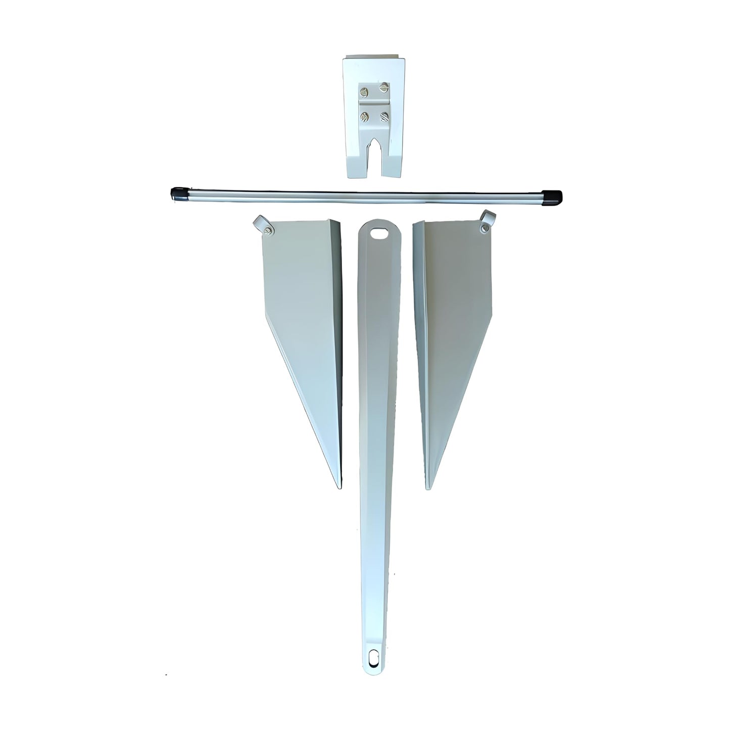 MarineNow Aluminum Fluke Anchor (EX-4 16'-27' Boats 4lbs)