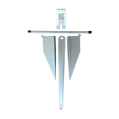 MarineNow Aluminum Fluke Anchor (EX-4 16'-27' Boats 4lbs)
