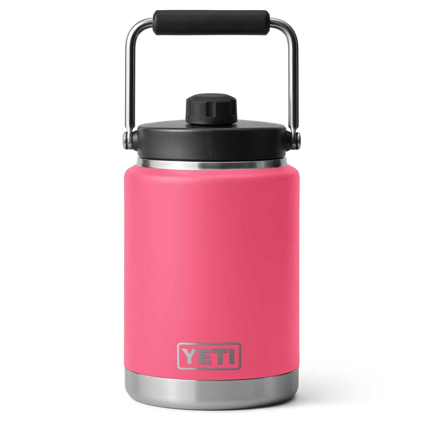 YETI Rambler Half Gallon Jug, Vacuum Insulated, Stainless Steel with MagCap, Tropical Pink