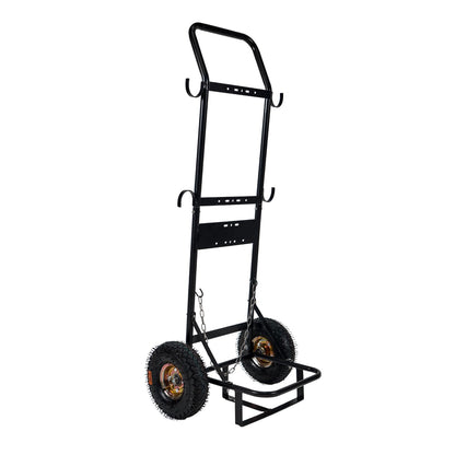 Ranein Dolly Hand Cart for Portable Tankless Water Heaters, Material Handling Truck，Mobile Hot Water Washing Station, Pet Grooming, Horse Stables, Hunting Camp & Camping