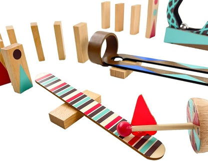 DJECO - Zig &amp Go 48-Piece Set - Building Intricate Marble Tracks - Stimulates Creative Thinking - Engaging Play for Intellectual Growth - Educational STEM Learning - Ages 8+ Years