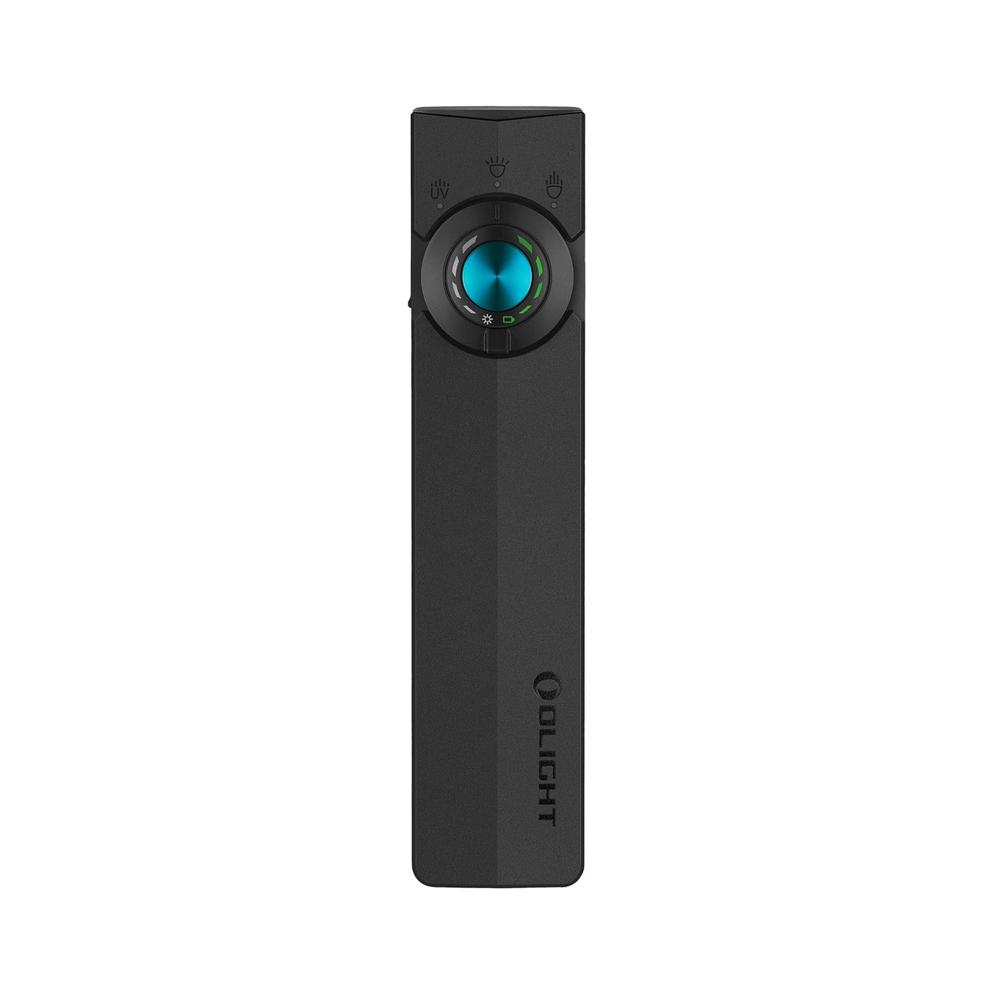 OLIGHT ArkPro EDC Flat Flashlight Rechargeable with Green Beam, UV and White LED,1500 Lumens USB-C Pocket Camping Flashlight, Spotlight Floodlight for Outdoor Emergency Working (Black CW)