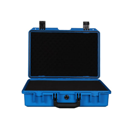 EPDEDICATED IP67 Waterproof Shockproof Hard Case, Orange Rugged Hard Shell with Custom Foam Insert, Lockable Heavy-Duty Equipment Case for Camera Drone Tools Camping Gear, 18.0×13.39×5.12 In (Blue)