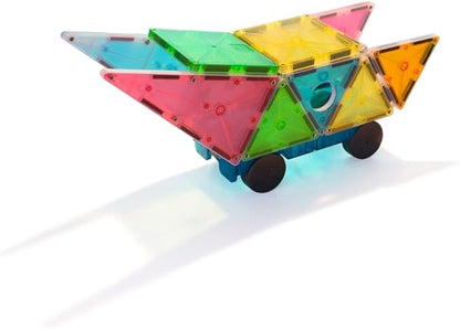 MAGNA-TILES Grand Prix 50-Piece Magnetic Construction Set The ORIGINAL Magnetic Building Brand