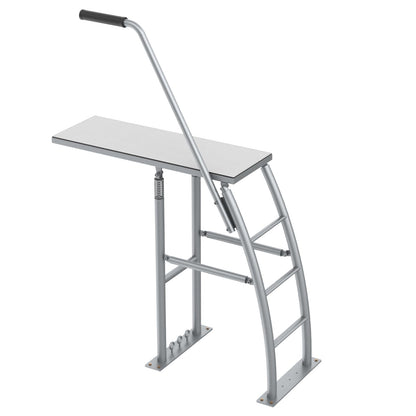 THOOUM 41.3" Dock/Boat/Deck Diving Board Platform with Hand Rail, Heavy Duty Boarding Platform with Foam Pad Surface for Diving