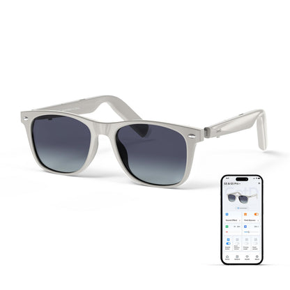 GetD AI Glasses for Men & Women, Smart Glasses Powered by ChatGPT, AI Real-time Translation with 145 Languages, 11H Music Play, Bluetooth Glasses with Photochromic Lens for Daily Use, Travel