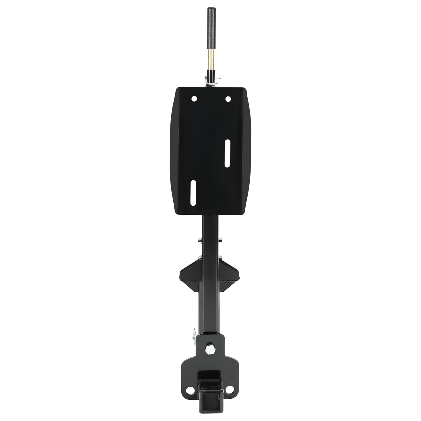 HECASA RV Spare Tire Mount Carrier Fit for 16" 16.5" 19.5" 22.5" 24" RV Wheels 2" Receiver Mount, 10,000 Pounds Capacity, 400 Pounds Tongue Weight Steel Powder Coated Black