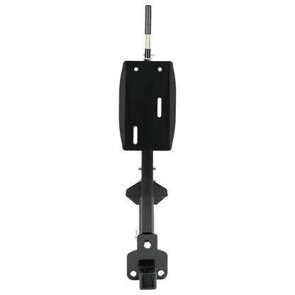 HECASA RV Spare Tire Mount Carrier Fit for 16" 16.5" 19.5" 22.5" 24" RV Wheels 2" Receiver Mount, 10,000 Pounds Capacity, 400 Pounds Tongue Weight Steel Powder Coated Black