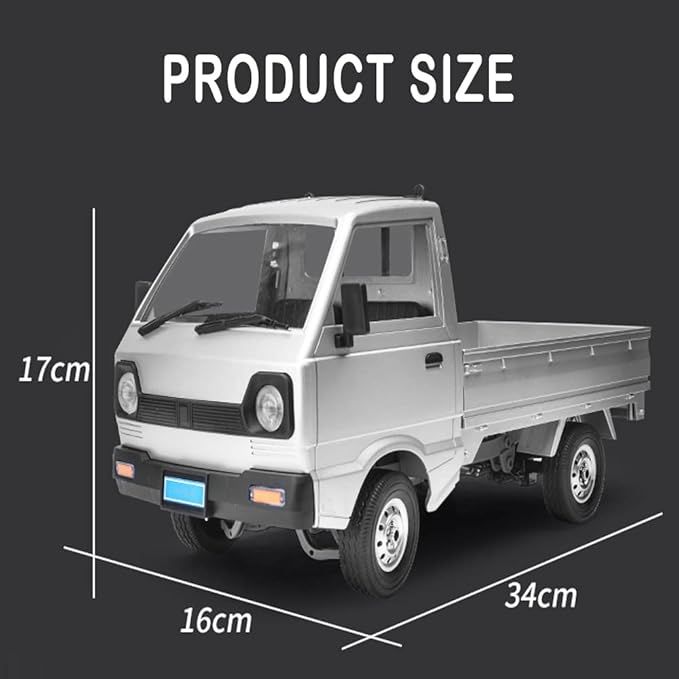 YIKESHU RC Car 1/10 Remote Control Car with LED Headlights 2.4Ghz RC Rock Crawler Trucks Rear Drive Off Road Pickup Truck for Adults Birthday Gifts All Terrain Crawler Suitable for Indoor Outdoor