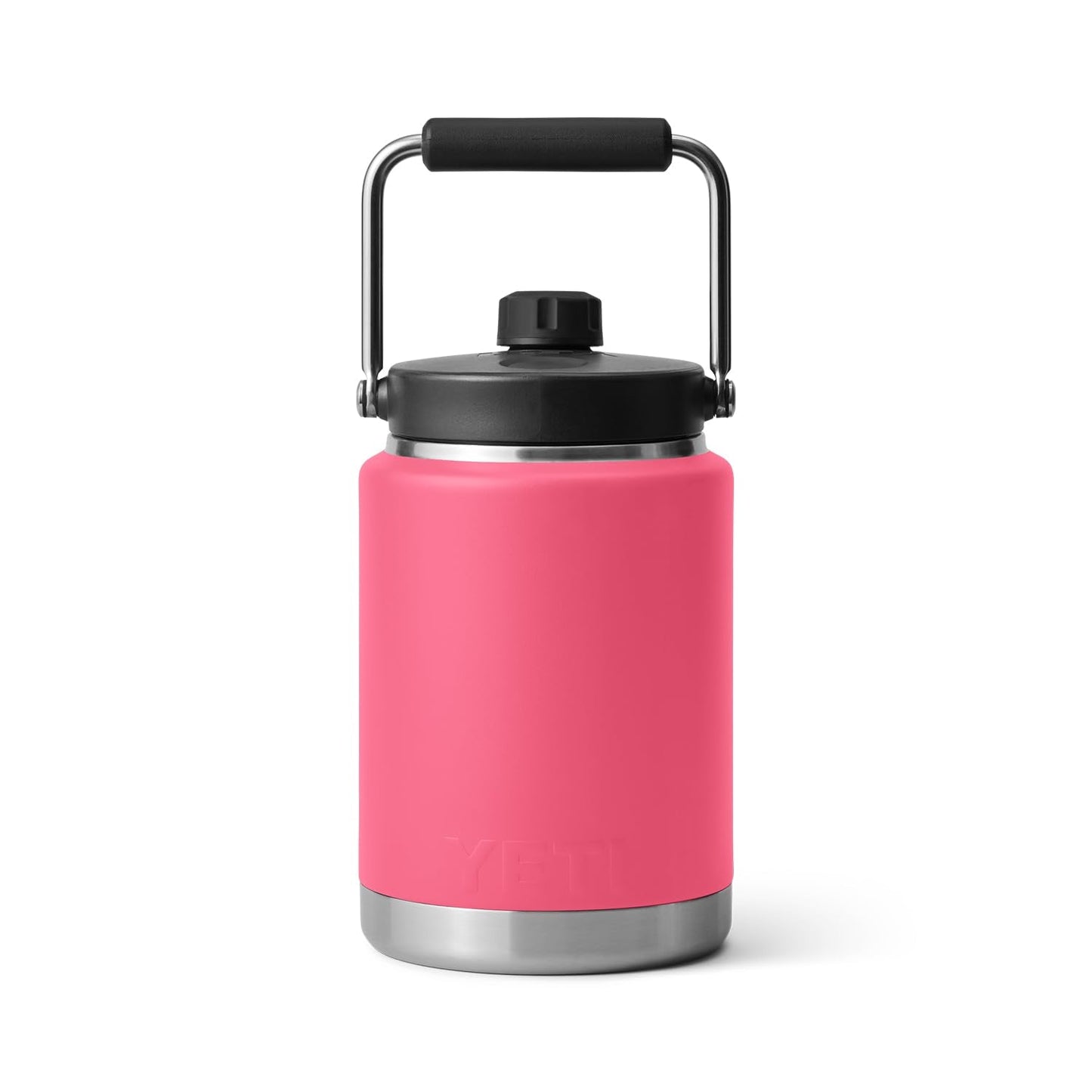 YETI Rambler Half Gallon Jug, Vacuum Insulated, Stainless Steel with MagCap, Tropical Pink