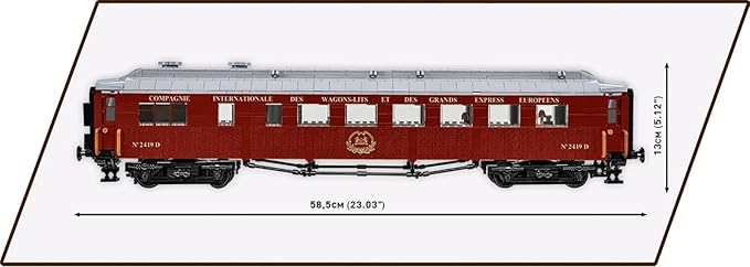 COBI Historical Collection WWII Compiègne Wagon Building Set 2001 Pieces