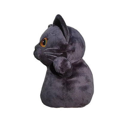 dinofactory Black Cat Golf Head Cover - Cute Kitten Driver Headcover, 3D Plush Cat Golf Club Cover for 460cc Driver, Funny Golf Gift for Cat Lovers (Dark Gray)