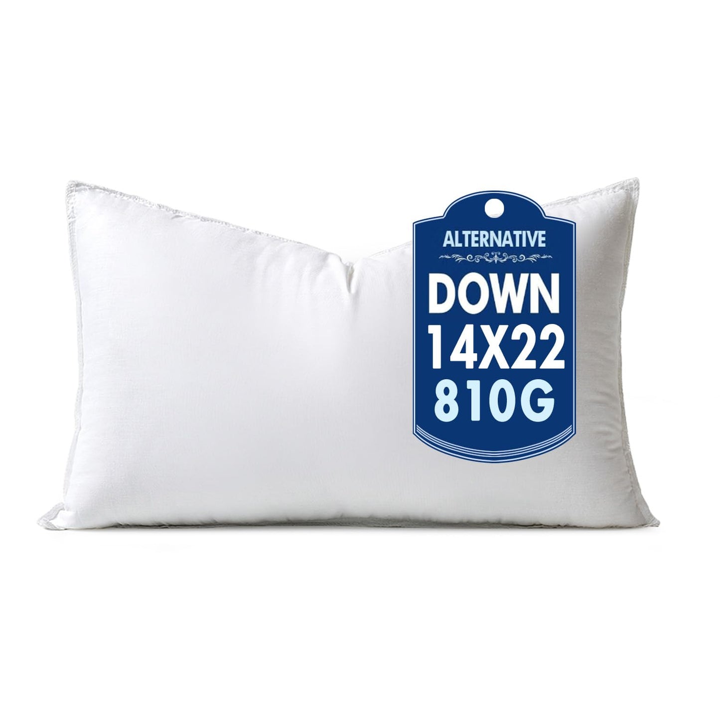 MIULEE 24x24 Down Alternative Pillow Insert Euro Decorative Throw Pillow 24 x 24 Inch Body Bed Sleeping Ultra Soft Fluffy Form for Sofa Couch Bed