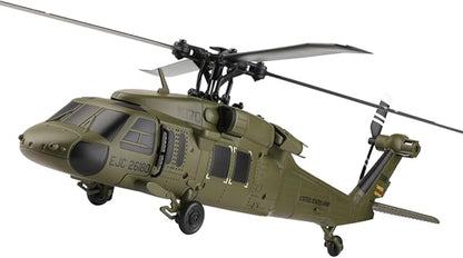 Mini WL K170 Black Hawkk Helicopter for Adults WL K170 Black Hawkk UH-60L 170 2.4G 4CH Flybarless RC Helicopter Outdoor Hobby RC Toy Model (RTF Version)