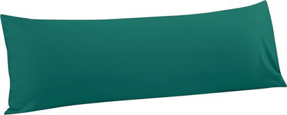 FLXXIE Body Pillow Cover - Super Soft Microfiber 20x54 Long Pillowcase | Wrinkle & Stain Resistant, Dark Green
