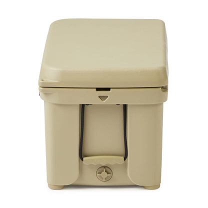 Engel Coolers ENG65 Cooler | 70 Can High Performance Durable Seamless Rotationally Molded Ice Box for Camping, Hunting, and Fishing - Tan