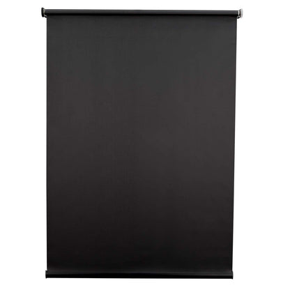RecPro Black RV Roller Shades, Slow-Rise Blackout Window Cover, 62inW x 32inH, Polyester, Model 606345304744