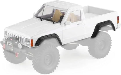 RC Car Hard Body Shell Kit313mm Wheelbase Cherokee Body Car Shell for 1/10 RC Crawler Axial SCX10 &amp SCX10 II 90046 90047 TRX4 Kit (White Pickup A)