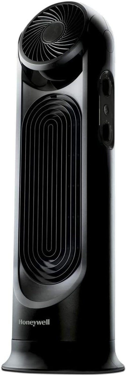 Honeywell TurboForce Tower Fan - 2-in-1 Quiet Operation with 6 Speeds | Stylish Black Design for Home & Office