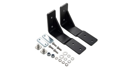 Rhino-Rack Sunseeker Angled Down Awning Brackets for Flush Vortex Bars, Powder Coated Stainless Steel, Black (32127)