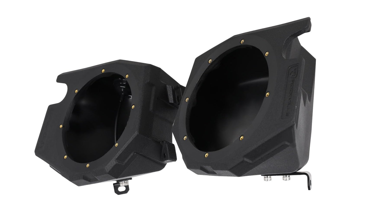 Rockville RockZR v2 2014-2023 Polaris RZR Front Kick Panel 6.5" Speaker Pods - Fits RZR and XP Models