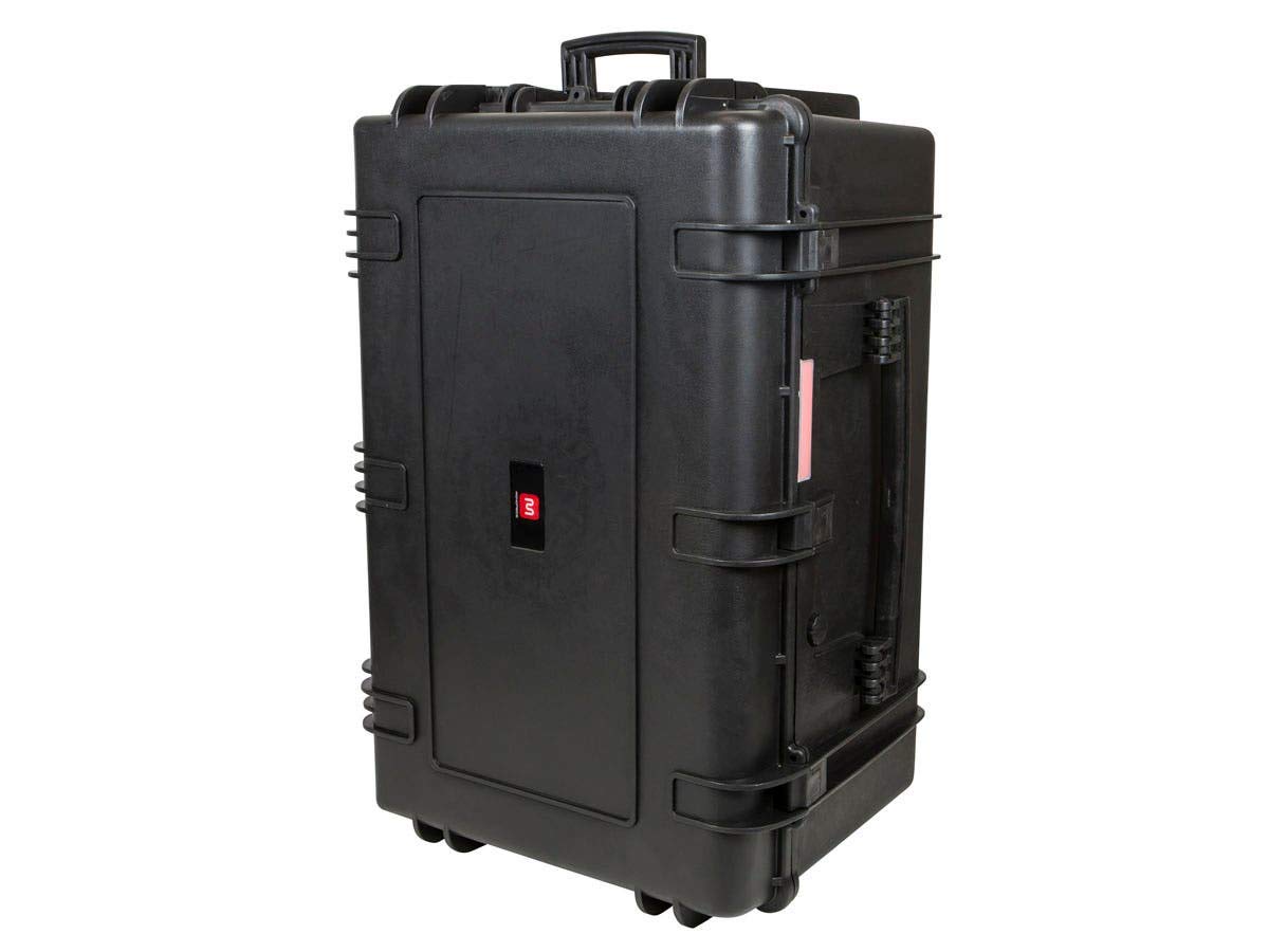 Monoprice Weatherproof Hard Case - 33 x 22 x 17 Inches, With Wheels and Customizable Foam, Shockproof, IP67, Ultraviolet And Impact Resistant Material, Black - Pure Outdoor Collection, 145.8 Liter