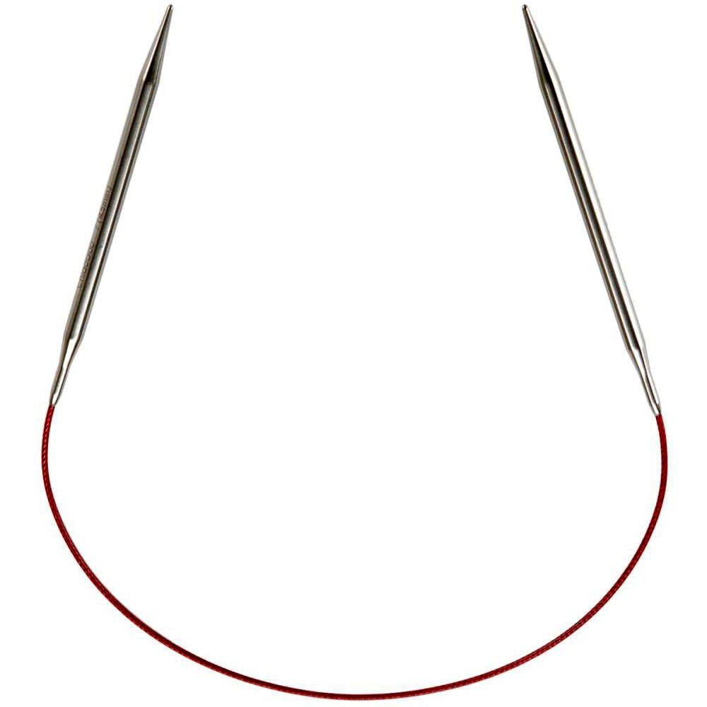ChiaoGoo Red Lace Circular 16 inch (41cm) Stainless Steel Knitting Needle Size US 10 (6mm) 7016-10