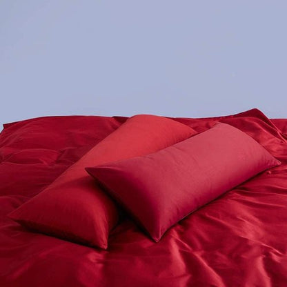 FLXXIE Body Pillow Cover - Super Soft Microfiber 20x54 Case | Wrinkle & Stain Resistant, Wine Red