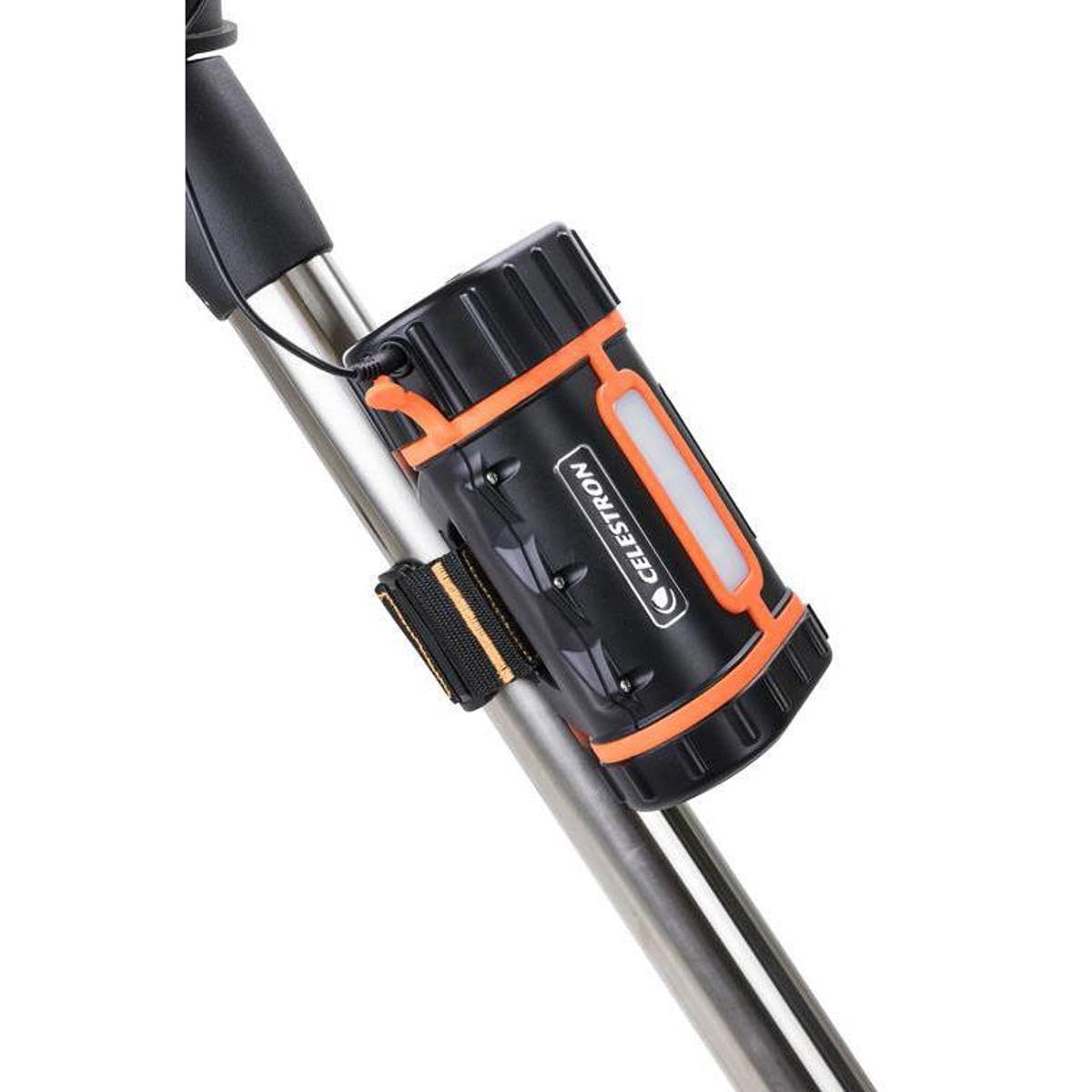 Celestron - PowerTank Lithium Pro Telescope Battery – Rechargeable Portable 12V Power Supply for Computerized Telescopes – 17 Hour Capacity/ 158.74Wh - Red/White LED Light - 2 USB Ports