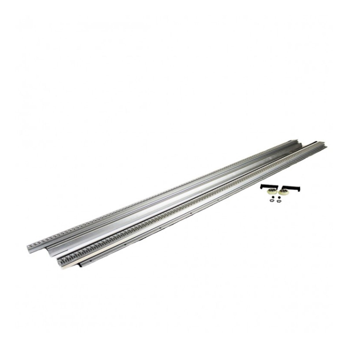 Lippert in-Wall Replacement Triple Rack Repair Kit for RV Slide-Out Systems with Hook Racks, V-Rollers, Retainers, Rivets, Rack Shoes, Wear Pads, Plugs, Sealing Foam, Float Side, Clear - 366161