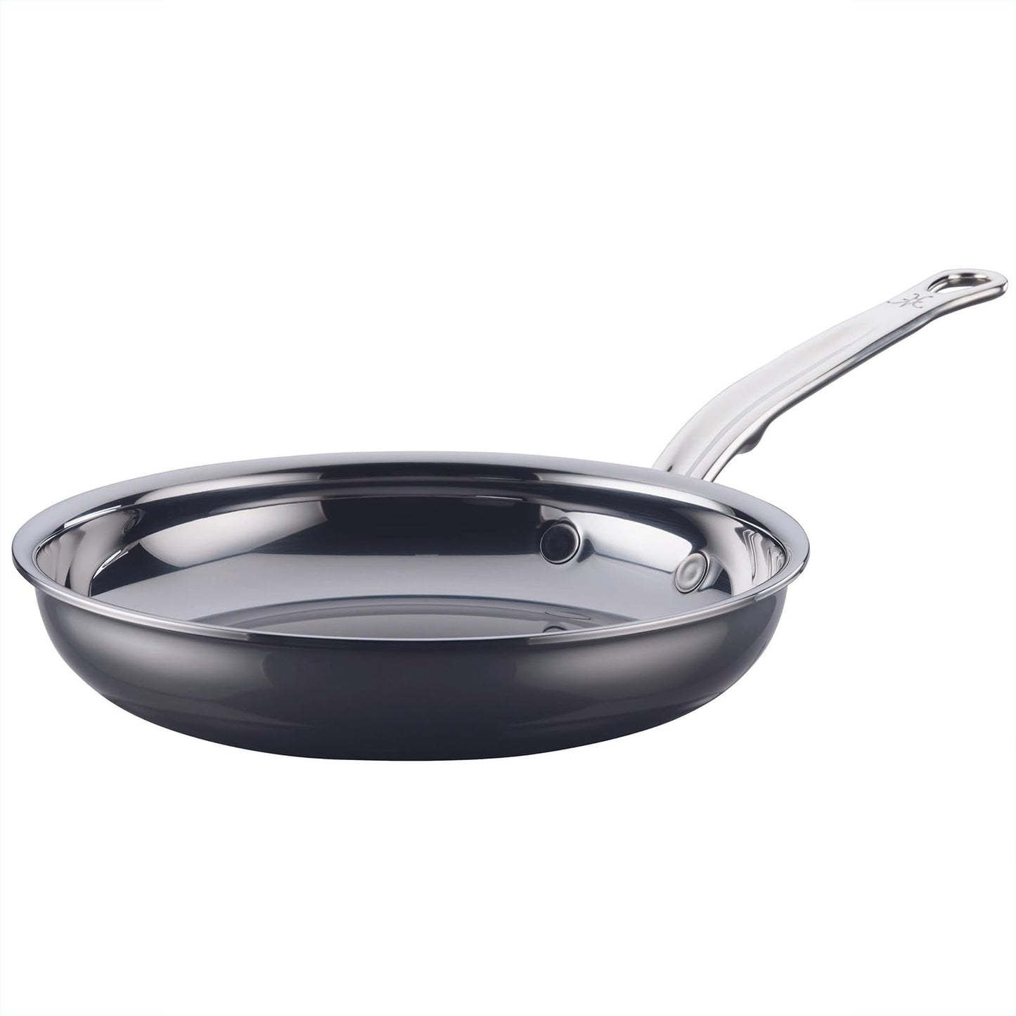 Hestan NanoBond Molecular Titanium Frying Pan, 8.5-Inch - PFAS-Free Stainless Steel Skillet, 4x Stronger, 1050°F Safe, Induction Compatible, Handcrafted Italy