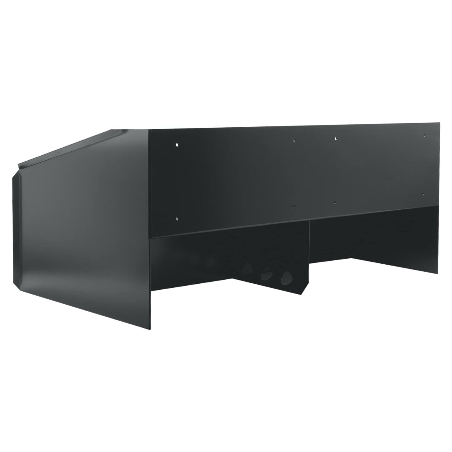 Extreme Max 5001.6139 Double Helmet Bay Wall-Mount Aluminum Cabinet Organizer for Enclosed Race Trailer, Shop, Garage, Storage - Black