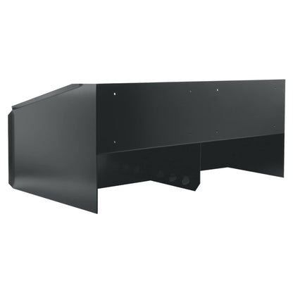 Extreme Max 5001.6139 Double Helmet Bay Wall-Mount Aluminum Cabinet Organizer for Enclosed Race Trailer, Shop, Garage, Storage - Black