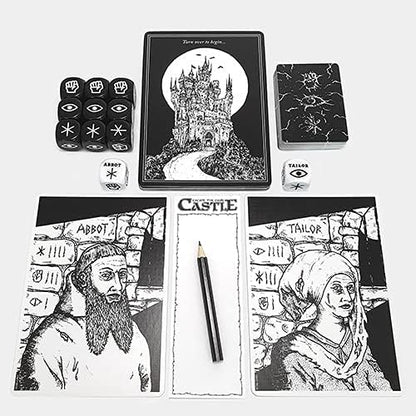 Escape The Dark Castle Board Game - Fantasy Horror Adventure Cooperative Gameplay Strategy Game for Teens and Adults Ages 14+ 1-4 Players 45 Minute Playtime Made by Themeborne