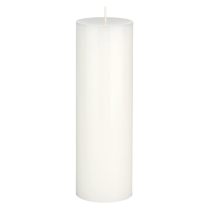 Mega Candles 1 pc Unscented Solid White Pillar Candles, Hand Poured Premium Wax Candle 3 Inch x 9 Inch, Home Décor, Spas, Weddings, Occasions, Party, Centerpieces, Holidays, Vigils, Prayers
