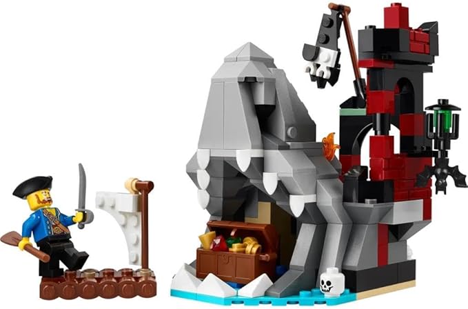 LEGO Scary Pirate Island GWP Building Set (40597 214 pcs)