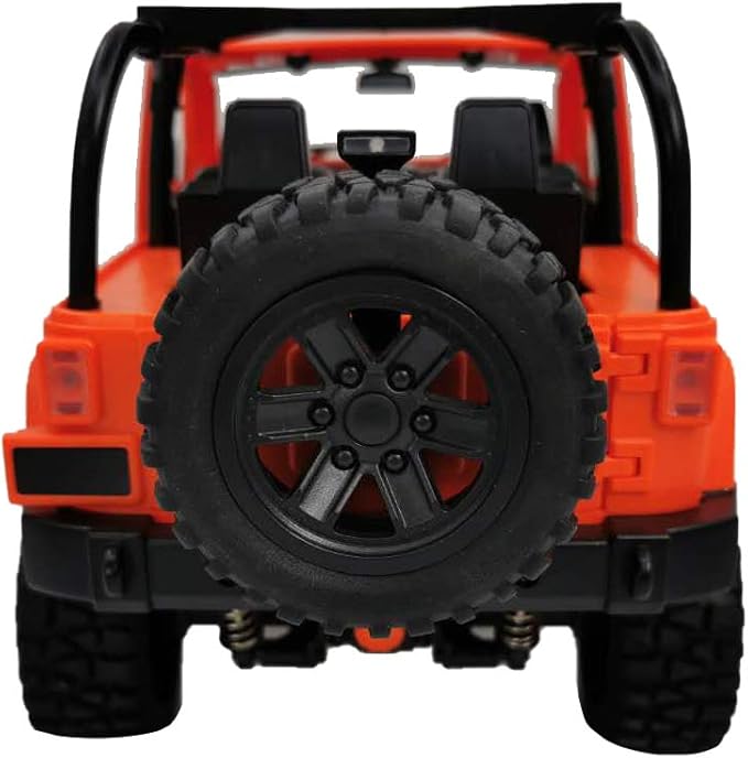 GoolRC F2 1/14 Scale 2.4GHz RC Car 4WD 30km/h High Speed Racing Car All Terrains Off Road RC Monster Vehicle Truck Crawler with LED Light for Teens and Adults (Orange Convertible)