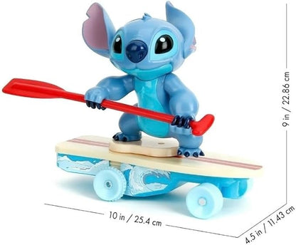 Jada Surfer Stitch RC – 10 Radio Control Toy with 360° Spin &amp Self-Righting Feature – Disney Lilo &amp Stitch – Fun Gift for Kids &amp Movie Fans – Ages 3+