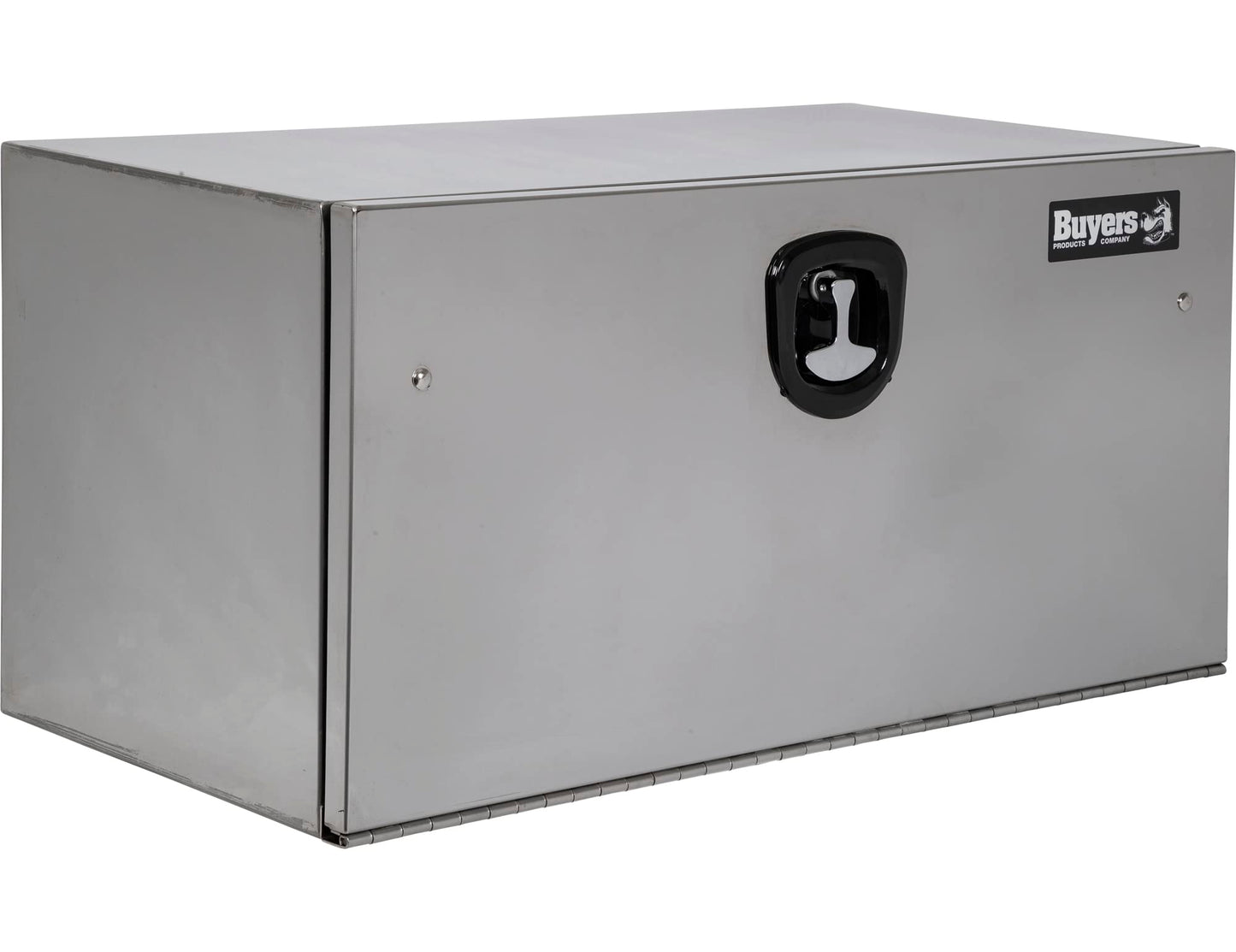 Buyers Products 1702655 Polished Stainless Steel Underbody Truck Tool Box, 18 x 18 x 36 Inch, Locking T-Handle Compression Latch, 16 Ga Stainless, Underbed or Flat Mount Storage Box