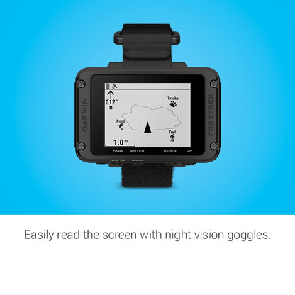 Garmin Foretrex 801, Wrist-Mounted GPS Navigation, Upgraded Multi-Band GNSS, Longer Battery Life