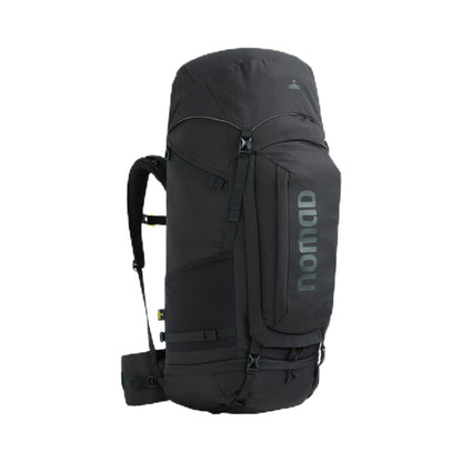 NOMAD Batura Backpack - Premium 70L Pack with Rain Cover Included | Lightweight Rucksack for Traveling, Hiking, Camping, Outdoor Sports (Black)